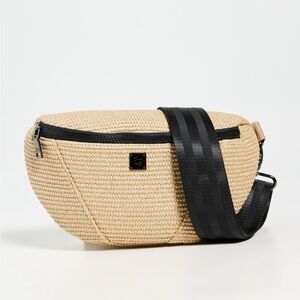 THINK ROYLN Dune Raffia Little Runaway Belt Bag